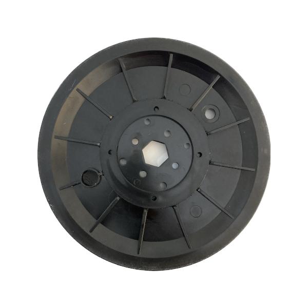 فلایویل شیاری چرخ تسمه دوچرخه خانگی قطر 24 محور شش ضلعی مدل B660