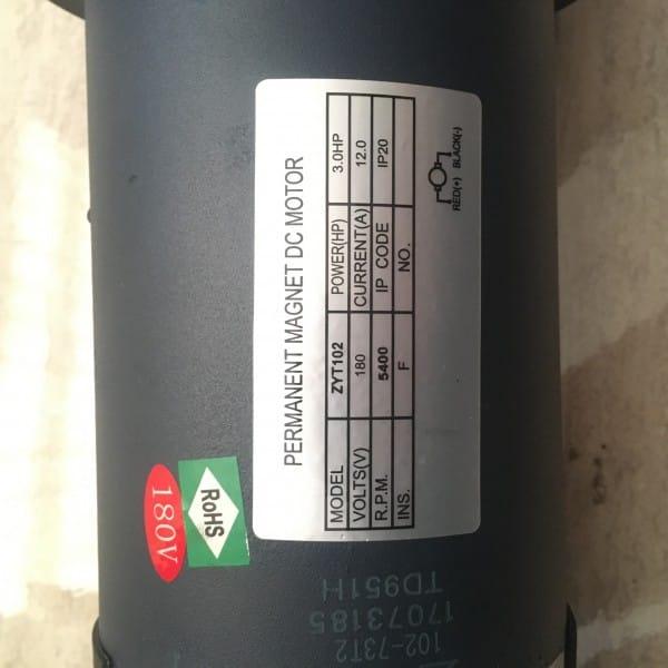 موتور DC تردمیل 180 ولت 3 HB مدل (ZY-102) 1
